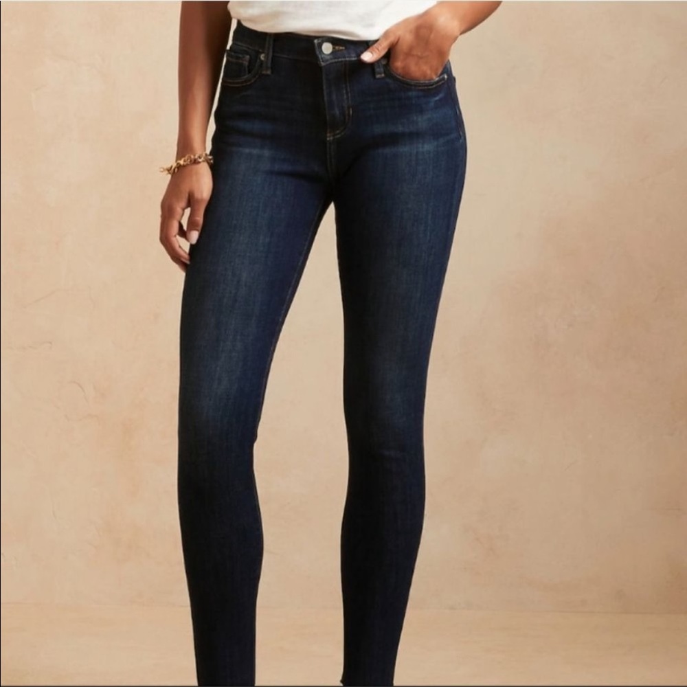 Banana Republic Dark Blue Skinny Jeans